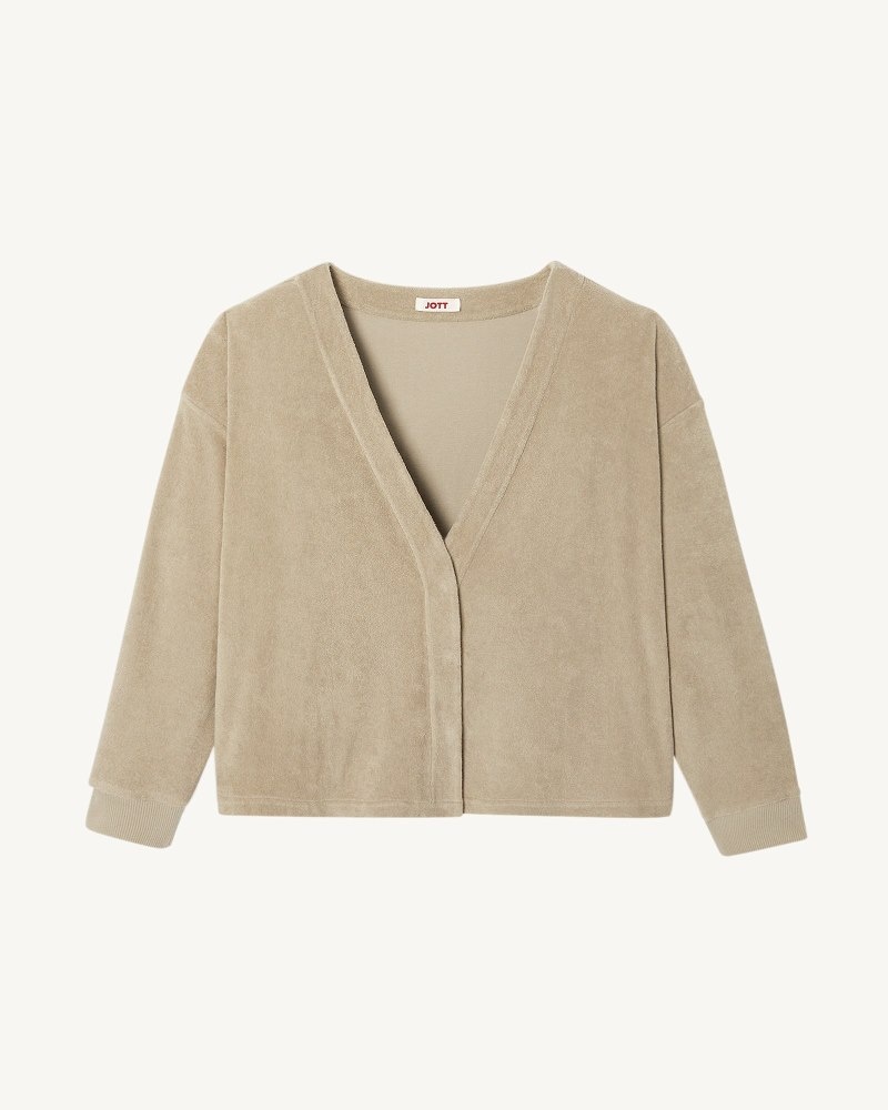 JOTT Pamplona Long Sleeve Ženske Kardigan Bež | HLN-1523
