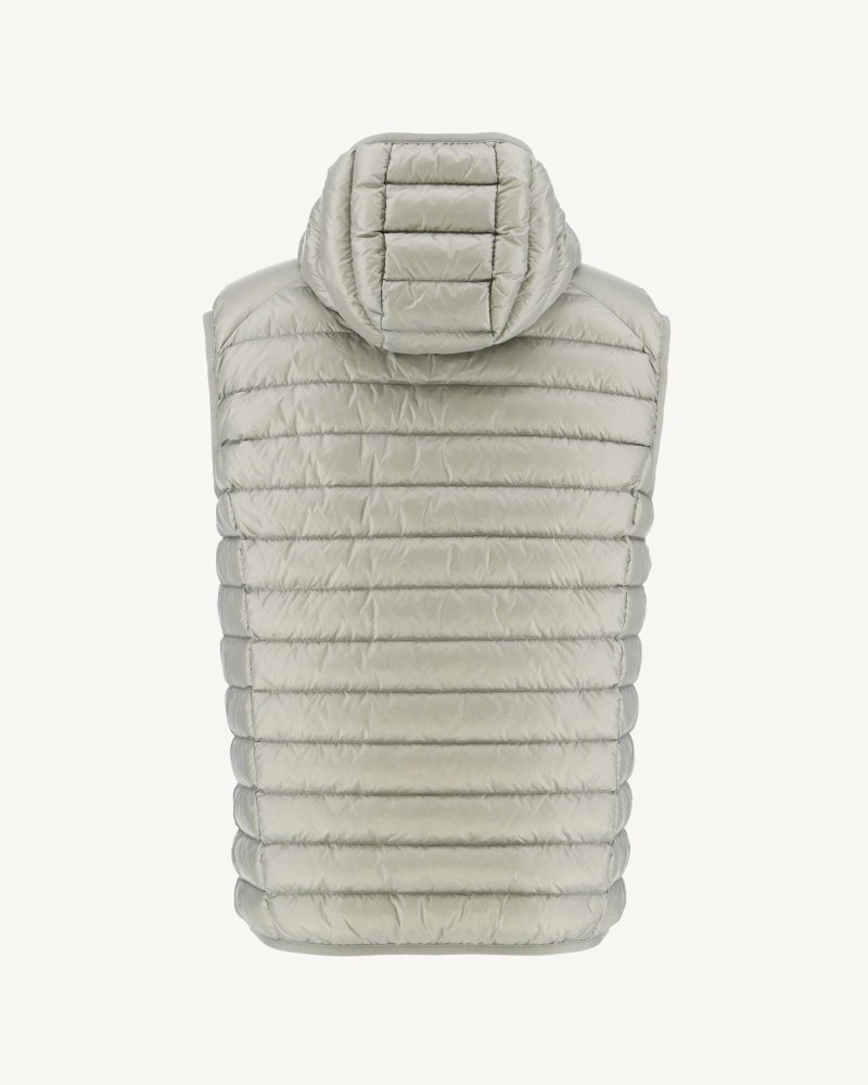 JOTT Pat Hooded Sleeveless Muške Donje Jakne Sive Zelene | PHR-6818