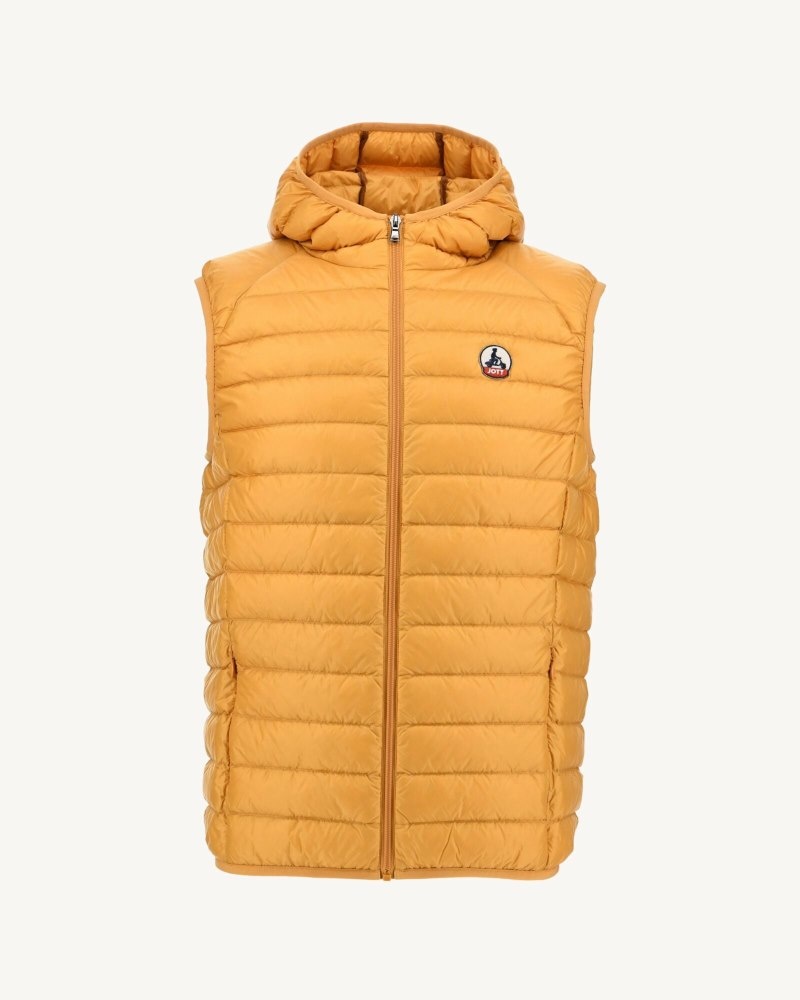 JOTT Pat Sleeveless Hooded Muške Donje Jakne Boje Senfa | OIG-7879