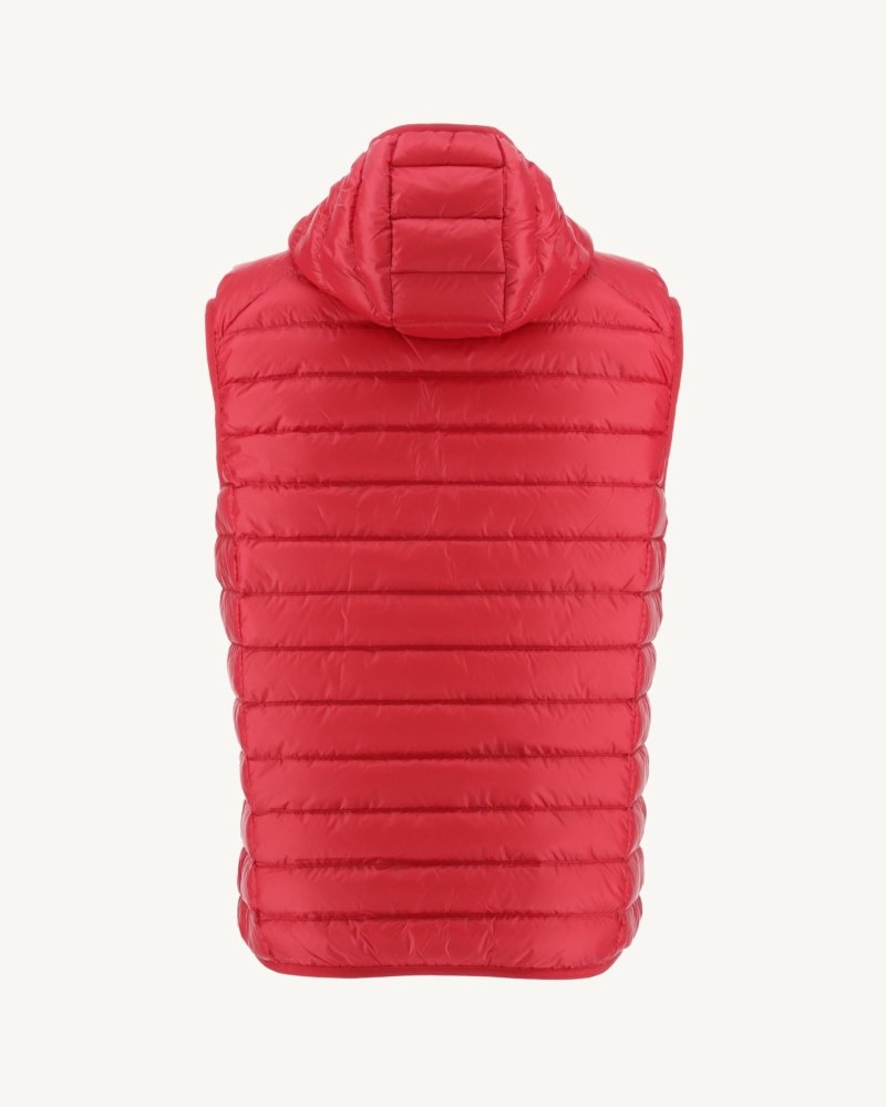 JOTT Pat Sleeveless Hooded Muške Donje Jakne Crvene | COC-3305