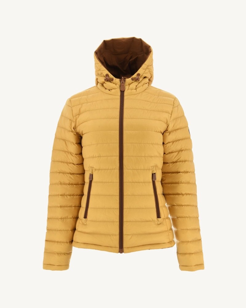JOTT Reversible Vienne Ženske Donje Jakne Smeđe Boje Senfa | YTM-5681