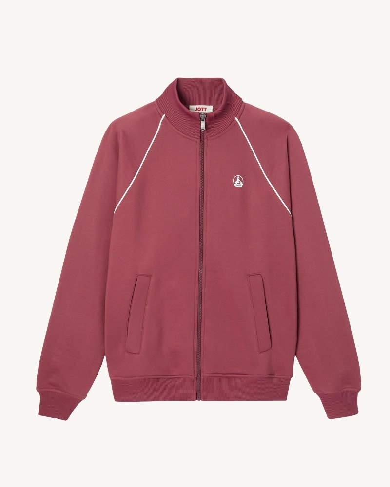JOTT Rocha Organic Cotton Zipped Ženske Jakne Bordo | EVO-4435