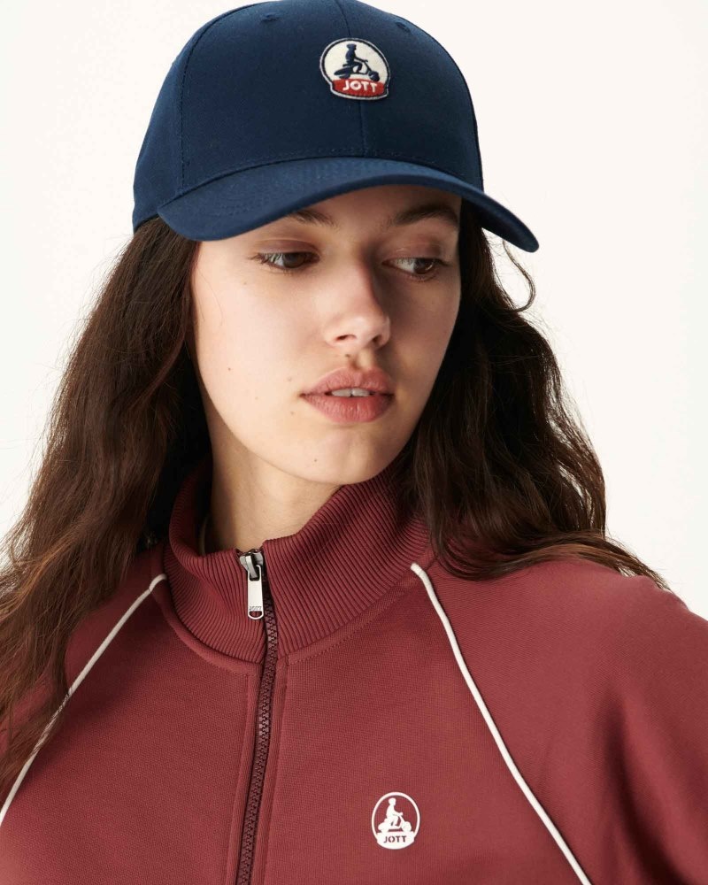 JOTT Rocha Organic Cotton Zipped Ženske Jakne Bordo | EVO-4435