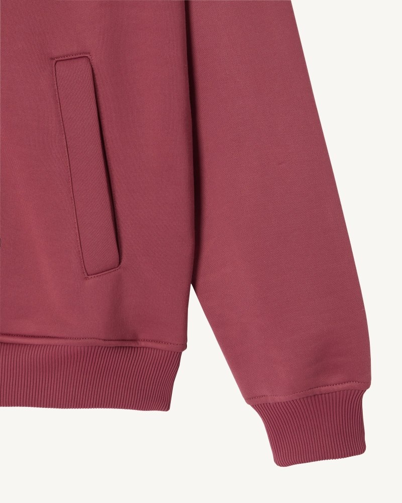 JOTT Rocha Organic Cotton Zipped Ženske Jakne Bordo | EVO-4435