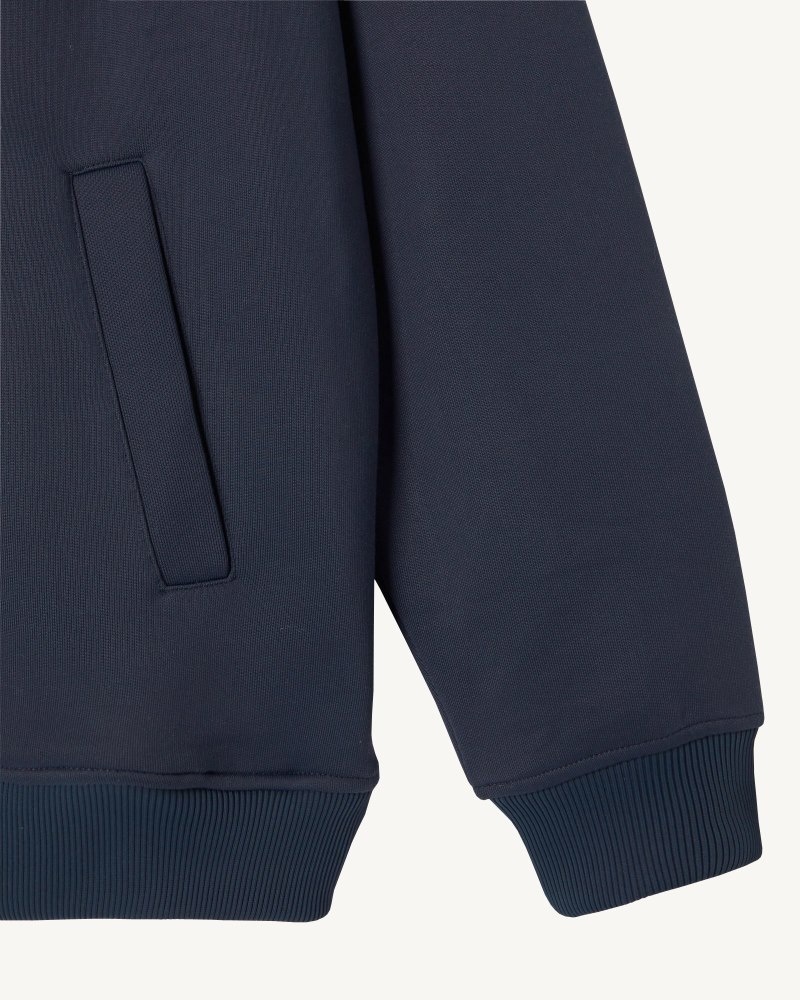 JOTT Rocha Organic Cotton Zipped Ženske Jakne Tamnoplave | HGL-8752