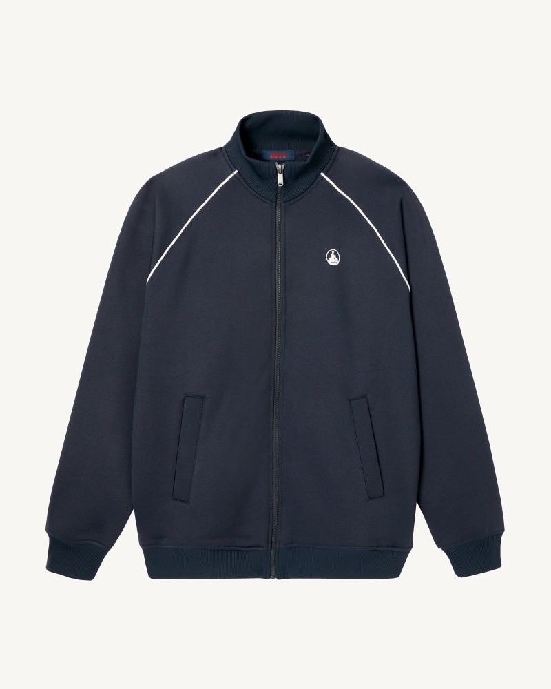 JOTT Rocha Organic Cotton Zipped Ženske Jakne Tamnoplave | HGL-8752