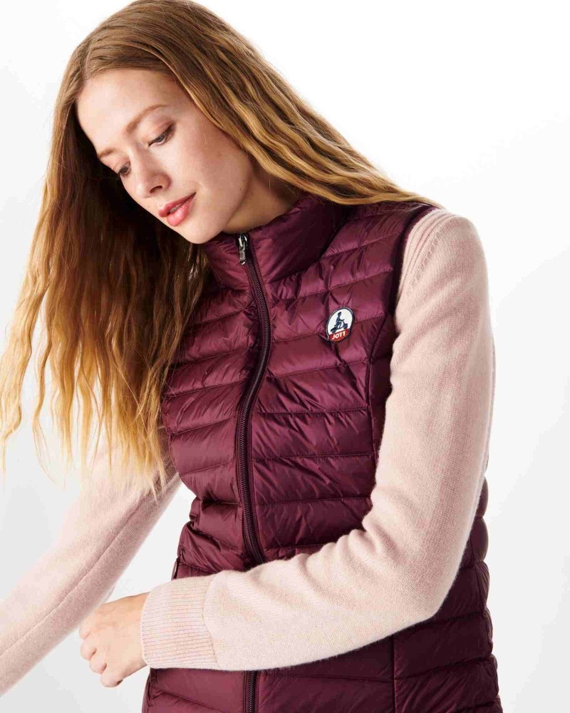 JOTT Seda Light Sleeveless Ženske Donje Jakne Ljubičaste | XDD-1370