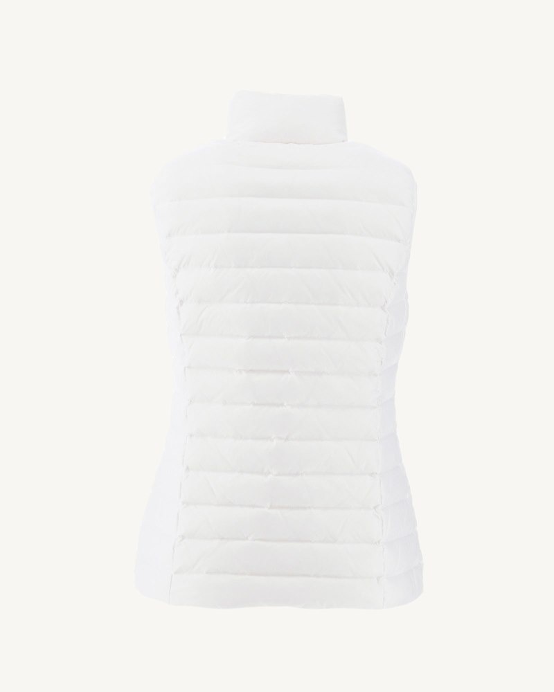 JOTT Seda Light Sleeveless Ženske Podstavljene Jakne Bijele | ZAB-2785