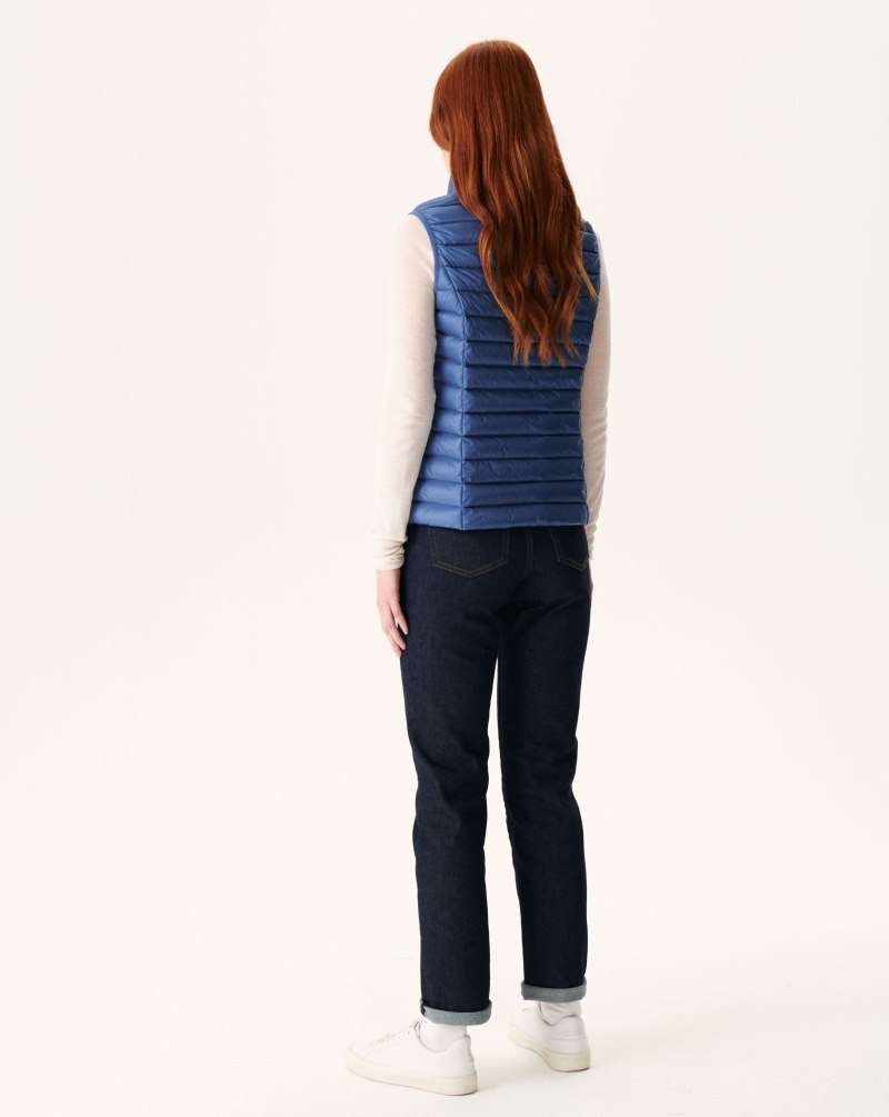 JOTT Seda Light Sleeveless Ženske Podstavljene Jakne Plave | BDK-9817