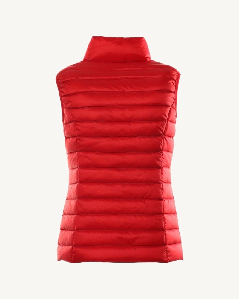 JOTT Seda Light Sleeveless Ženske Podstavljene Jakne Crvene | PAG-1971