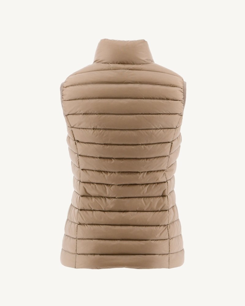 JOTT Seda Light Sleeveless Ženske Podstavljene Jakne Bež | OQD-2692