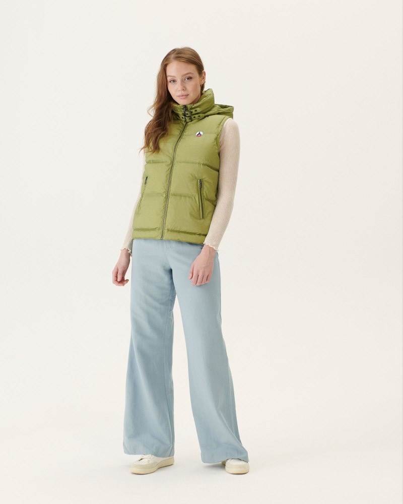 JOTT Sevilla Grand Cold Sleeveless Ženske Donje Jakne Svijetlo Kaki Boja | QBZ-7267