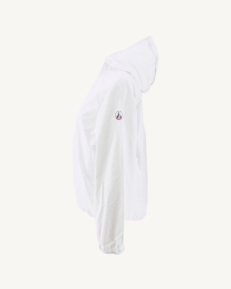 JOTT Singapore Packable Waterproof Ženske Jakne Bijele | PJT-5291