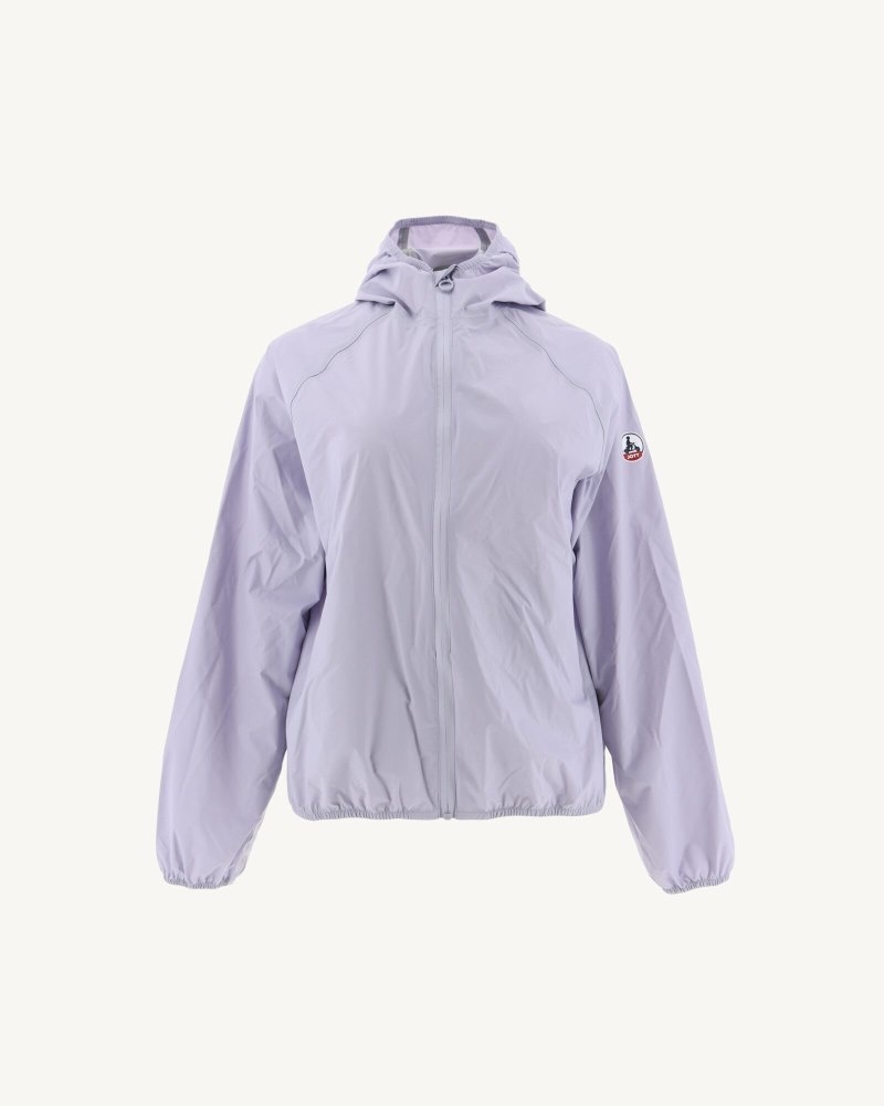 JOTT Singapore Pastel Mauve Hooded Waterproof Ženske Jakne Ljubičaste | BSB-3807