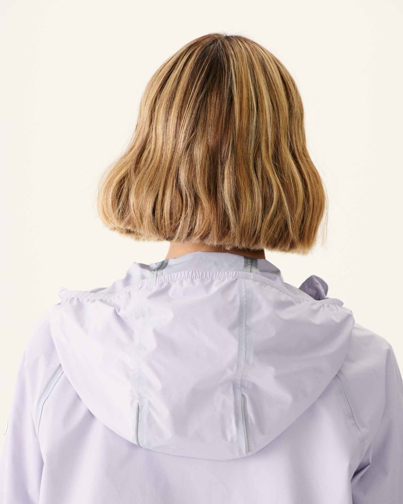 JOTT Singapore Pastel Mauve Hooded Waterproof Ženske Jakne Ljubičaste | BSB-3807