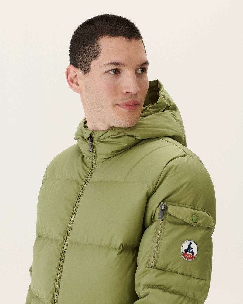 JOTT Toledo Great Cold Hooded Muške Donje Jakne Svijetlo Kaki Boja | BFF-3212