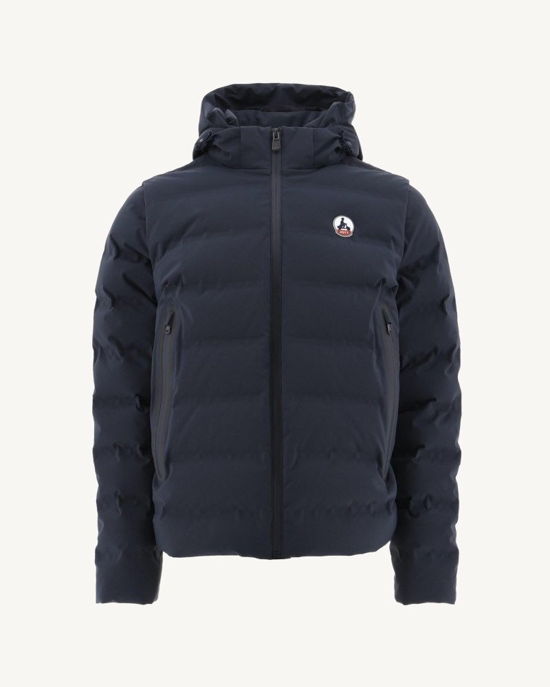 JOTT Ulaan 4-in-1 Hooded Muške Pufer Jakne Tamnoplave | GNW-7417