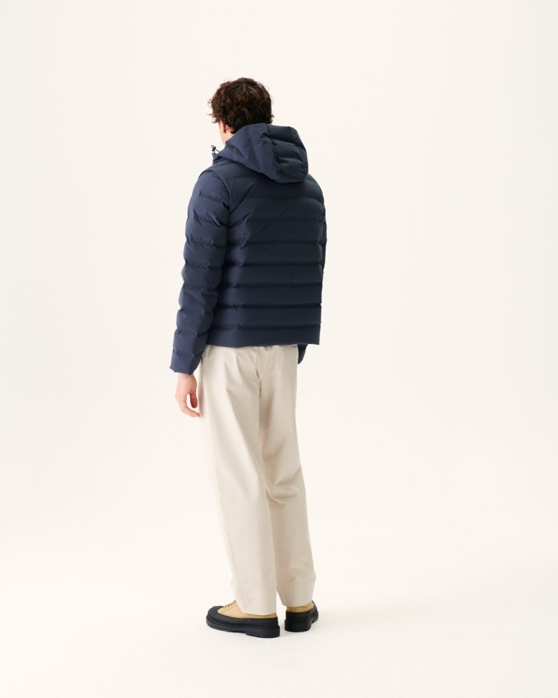 JOTT Ulaan 4-in-1 Hooded Muške Pufer Jakne Tamnoplave | GNW-7417