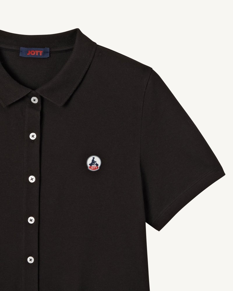 JOTT Valencia Polo Ženske Haljine Crne | UTD-8716