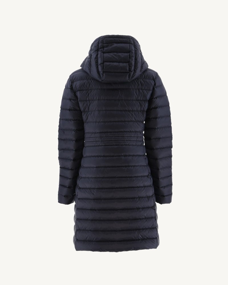 JOTT Vero Long Hooded Ženske Pufer Jakne Tamnoplave | SFA-9943