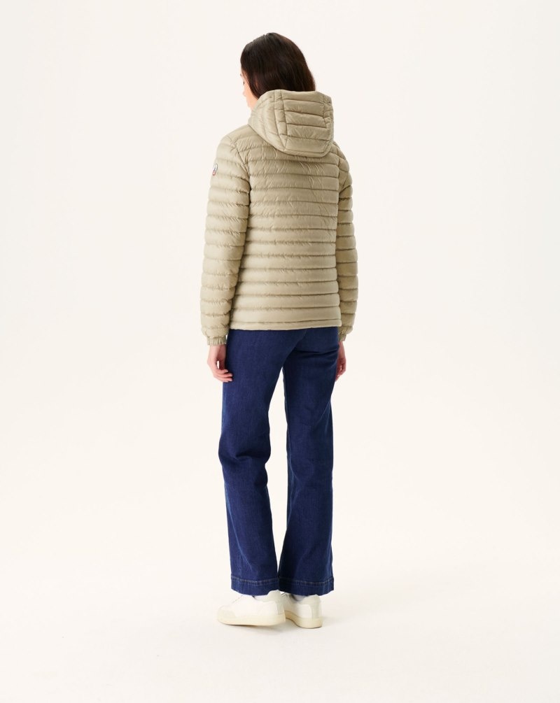 JOTT Vienna Reversible Hooded Ženske Donje Jakne Svijetlo Roze Bež | HKH-3622