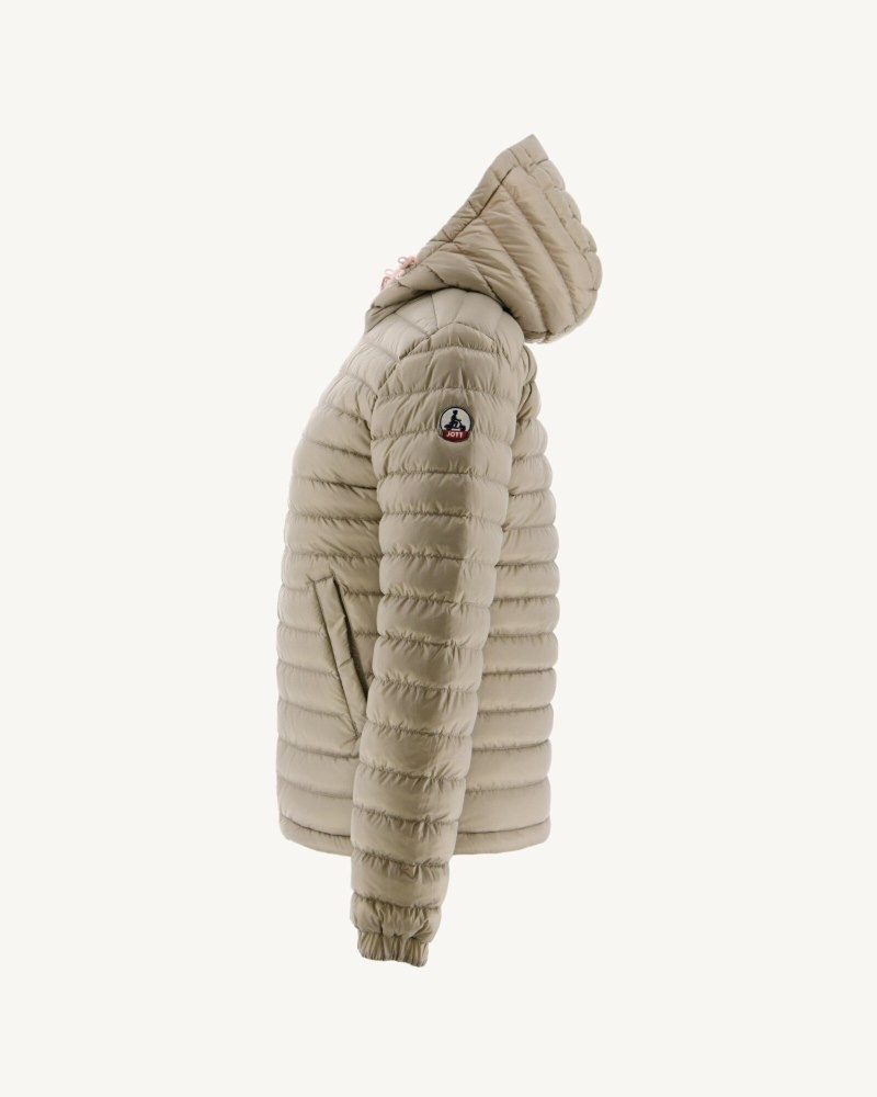 JOTT Vienna Reversible Hooded Ženske Donje Jakne Svijetlo Roze Bež | HKH-3622