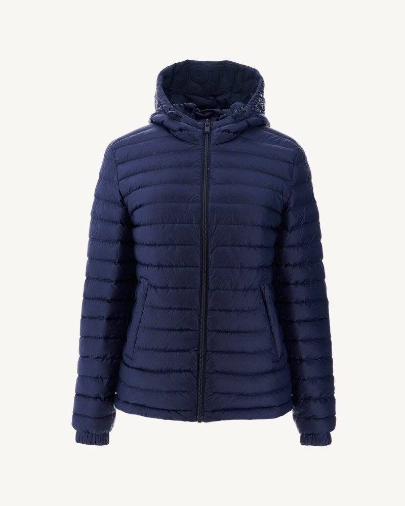 JOTT Vienne Reversible Hooded Ženske Pufer Jakne Tamnoplave | ADR-2307