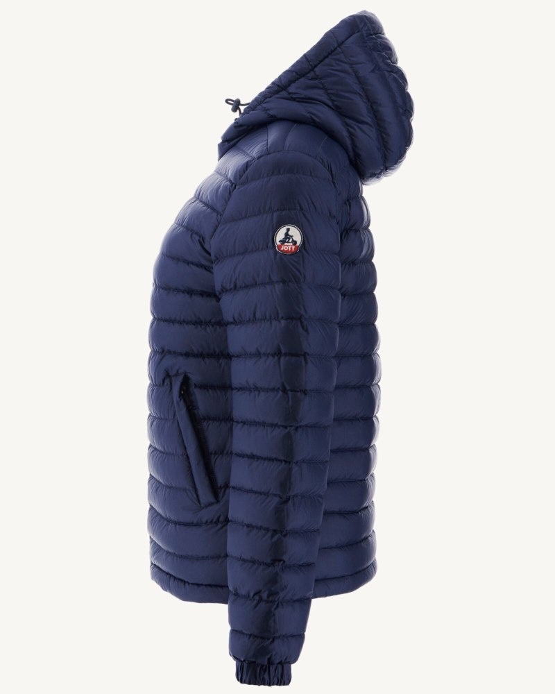 JOTT Vienne Reversible Hooded Ženske Pufer Jakne Tamnoplave | ADR-2307