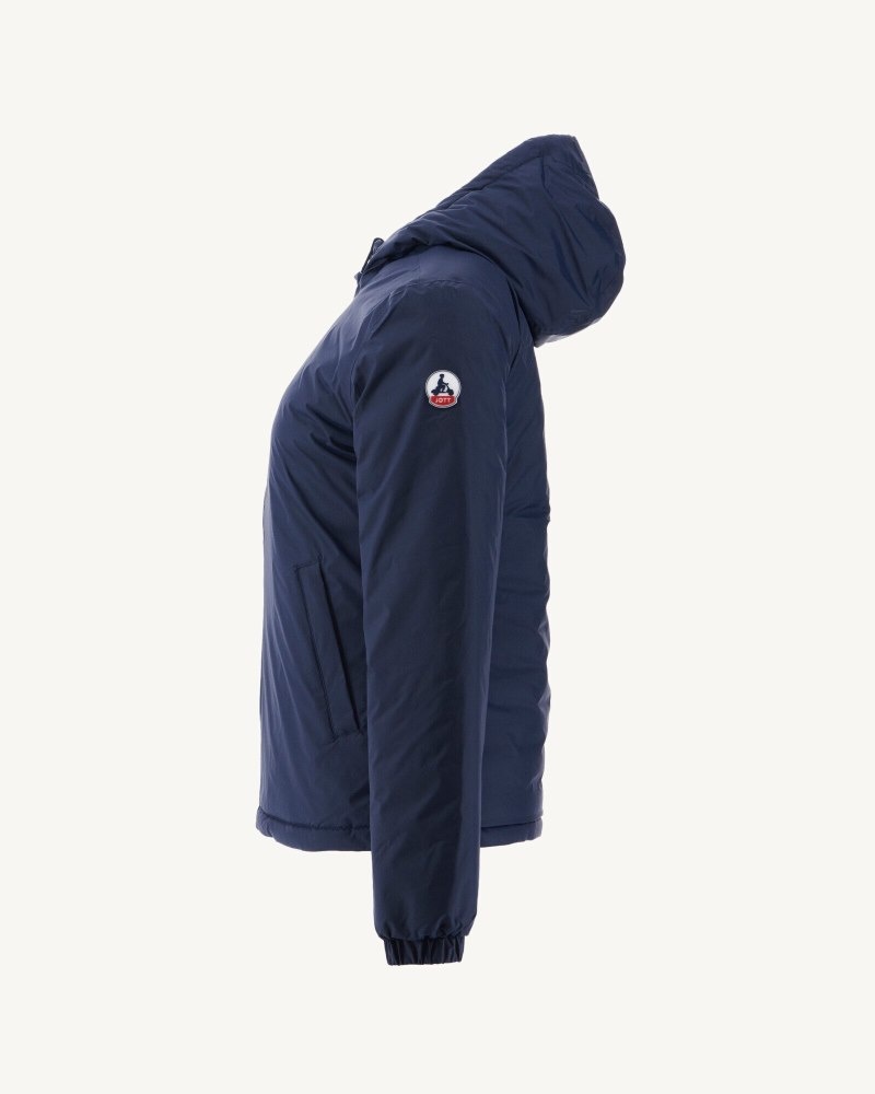 JOTT Vienne Reversible Hooded Ženske Pufer Jakne Tamnoplave | ADR-2307