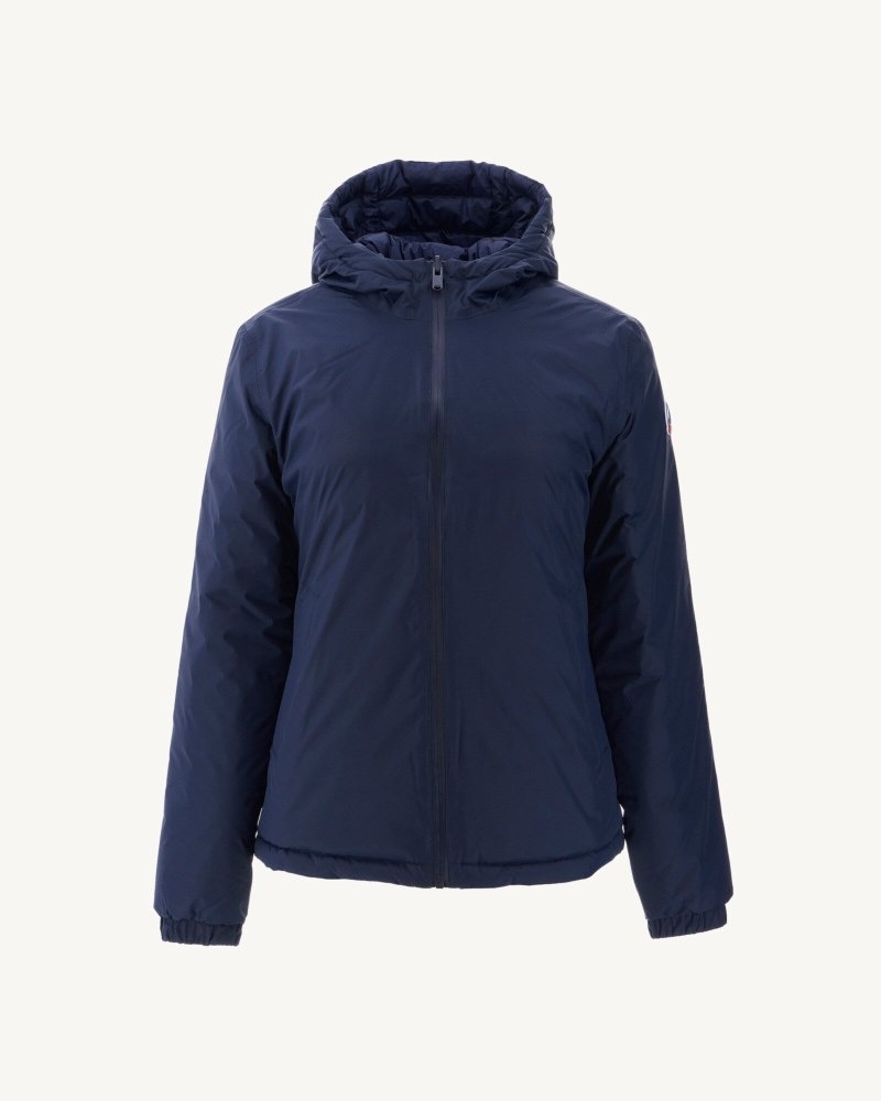 JOTT Vienne Reversible Hooded Ženske Pufer Jakne Tamnoplave | ADR-2307