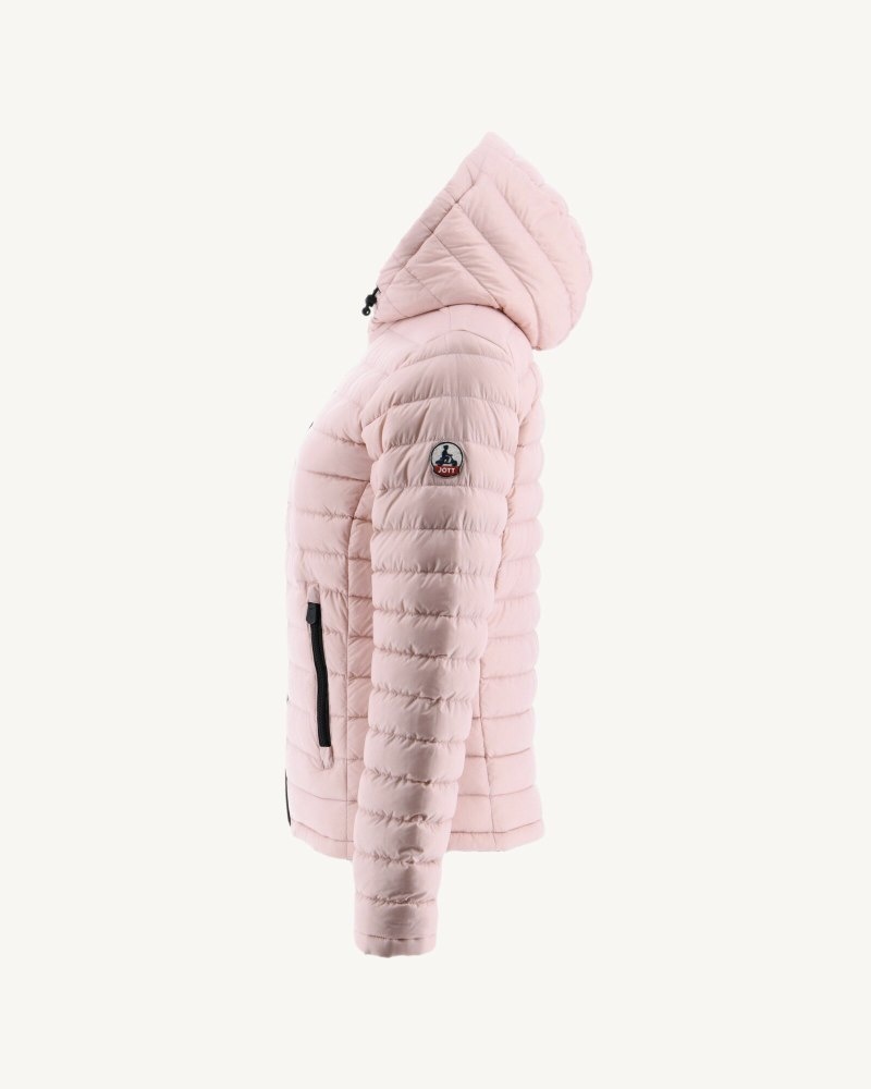 JOTT Vienne Reversible Ženske Donje Jakne Crne Svijetlo Roze | PQW-7524