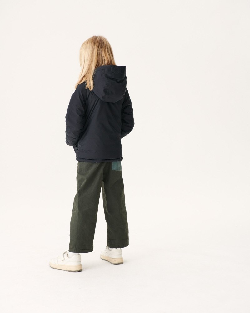JOTT Zurich Reversible Hooded Dječje Donje Jakne Crne Bež | NOD-3897