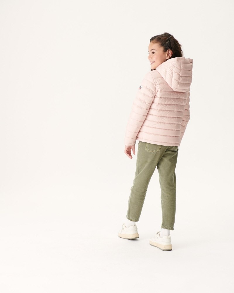 JOTT Zurich Reversible Hooded Dječje Donje Jakne Crne Svijetlo Roze | WLK-3775