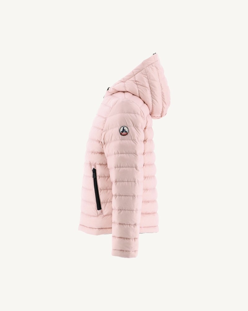 JOTT Zurich Reversible Hooded Dječje Donje Jakne Crne Svijetlo Roze | WLK-3775
