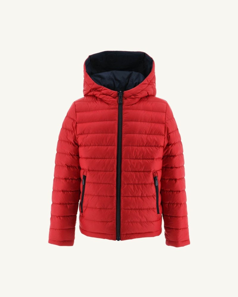 JOTT Zurich Reversible Hooded Dječje Donje Jakne Tamnoplave Crvene | GAI-8694